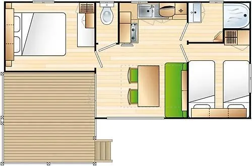 Hôtel Camping Les Genets à Cancale 0*,  France